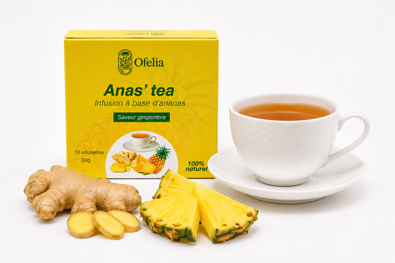 ANAS’TEA (peau d’ananas, agrume, gingembre)