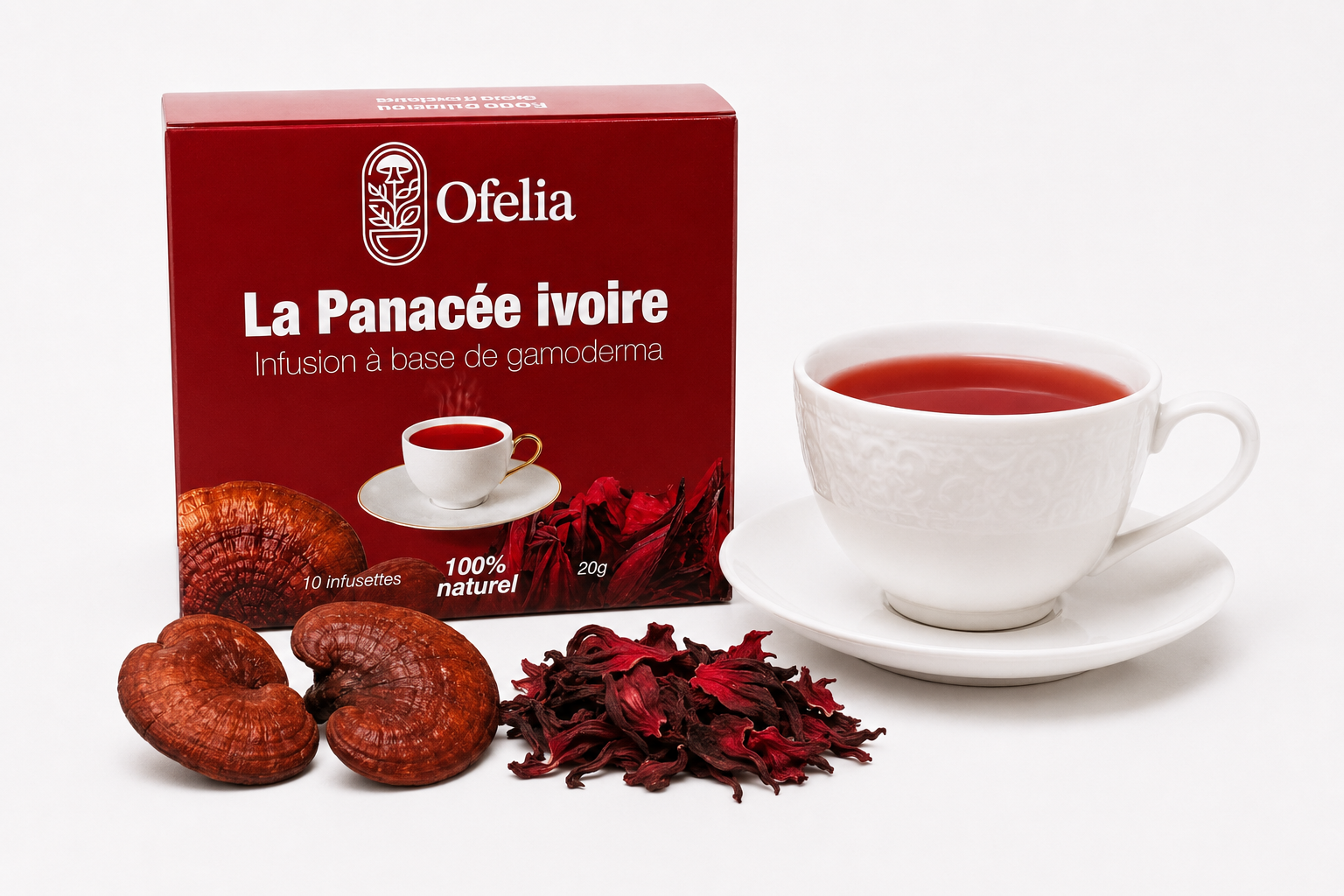 PANACEE IVOIRE (ganoderma & bissap rouge)